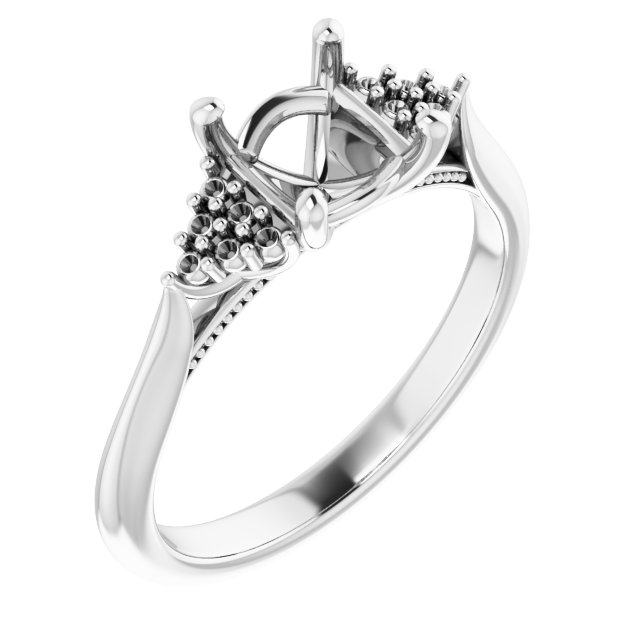 Accented Engagement Ring