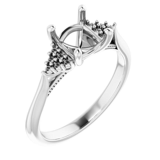 Accented Engagement Ring