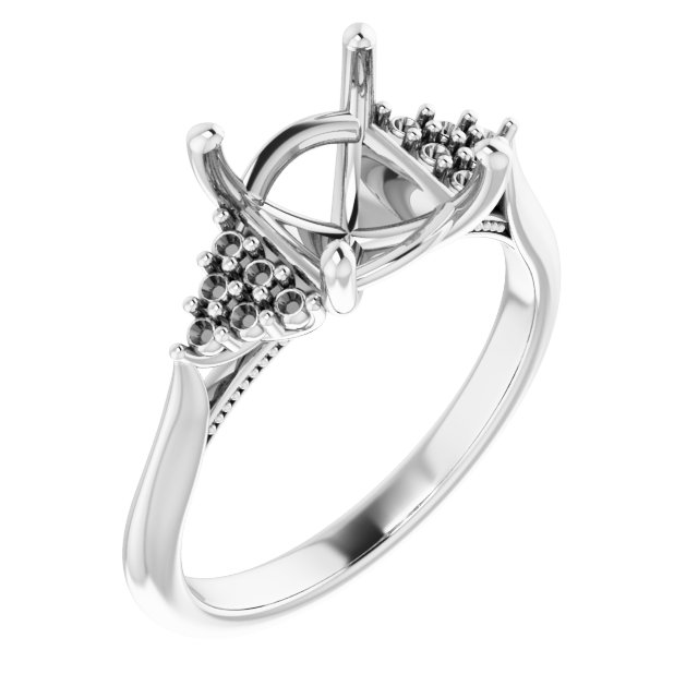 Accented Engagement Ring