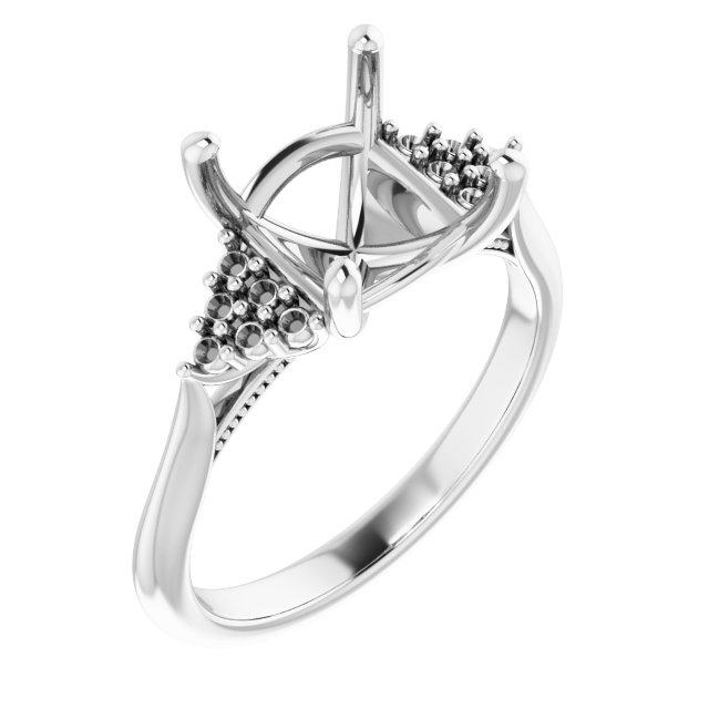Accented Engagement Ring