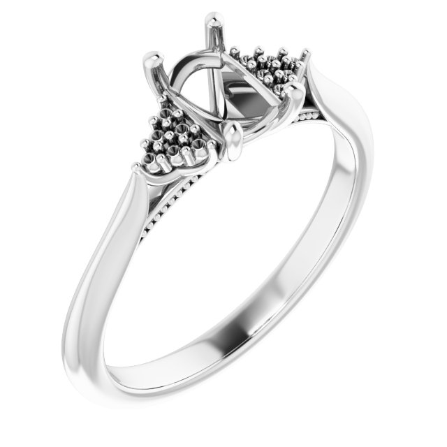 Accented Engagement Ring