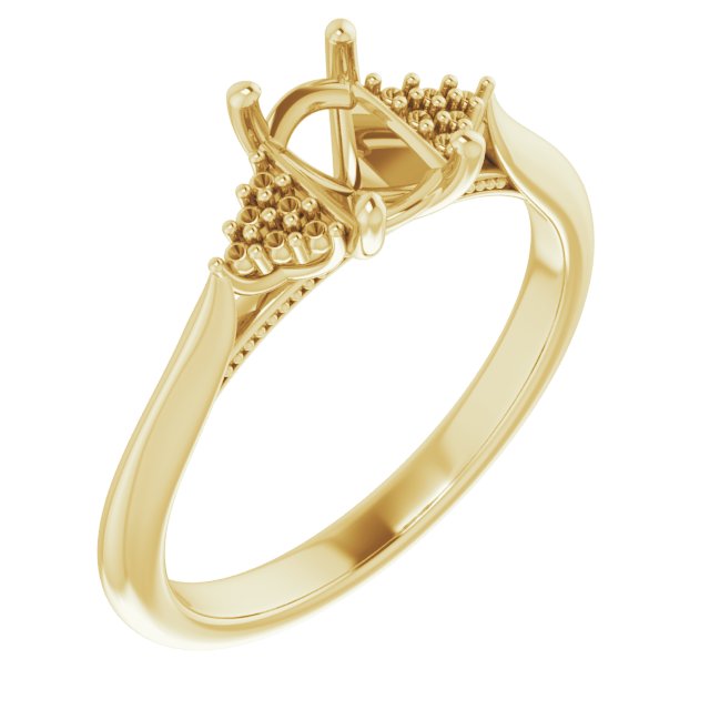 Accented Engagement Ring