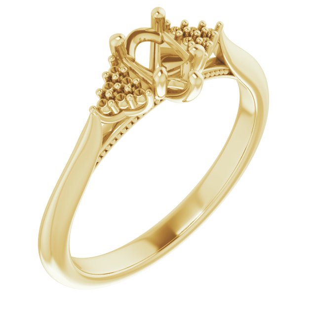 Accented Engagement Ring