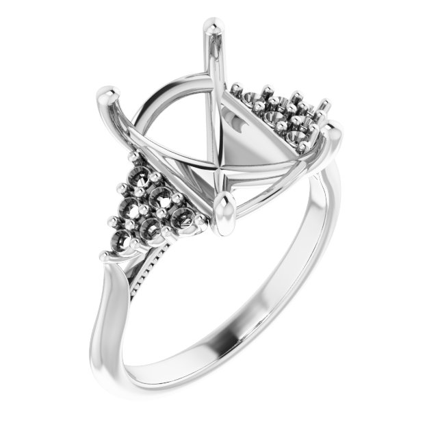 Accented Engagement Ring