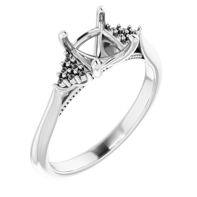 Accented Engagement Ring