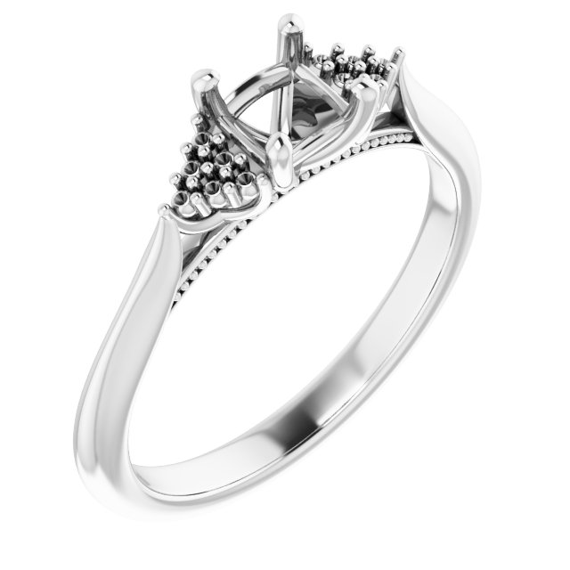 Accented Engagement Ring