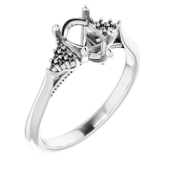 Accented Engagement Ring