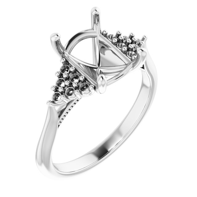 Accented Engagement Ring