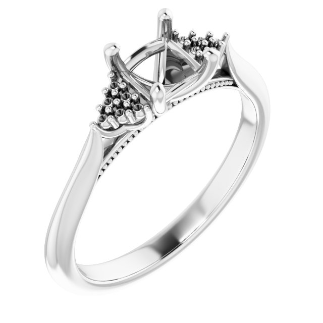 Accented Engagement Ring