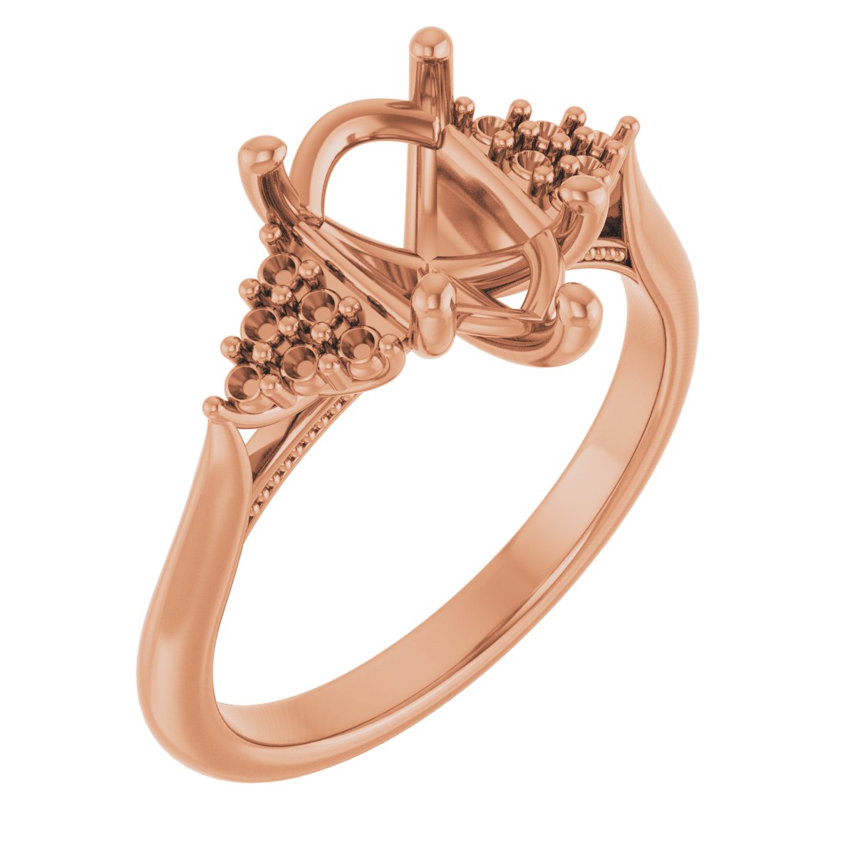 Accented Engagement Ring