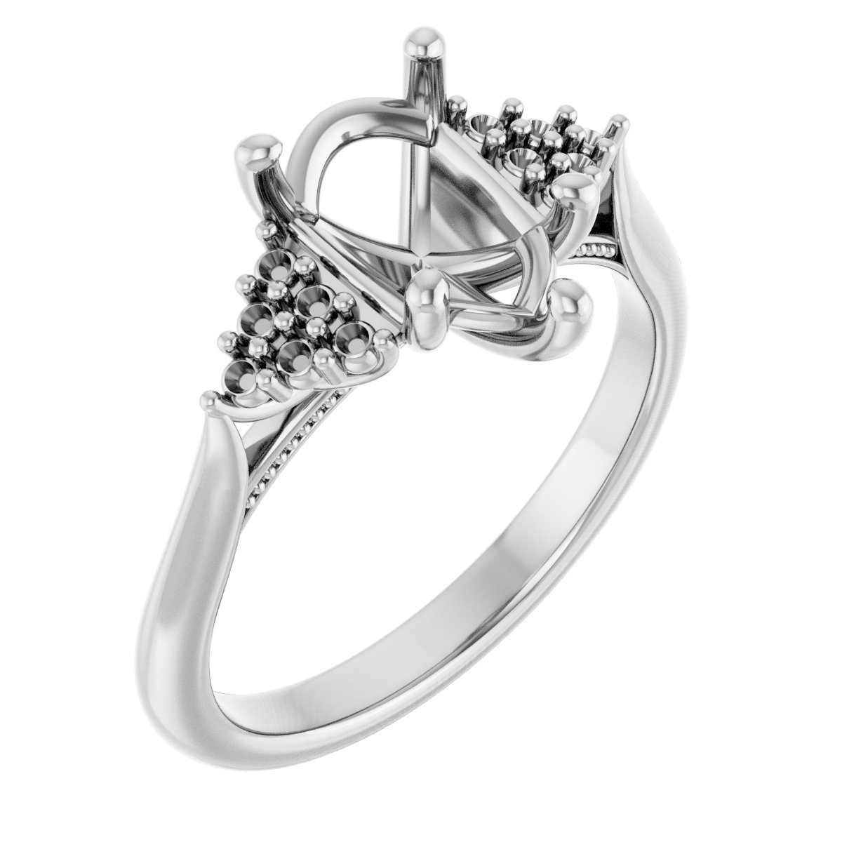 Accented Engagement Ring