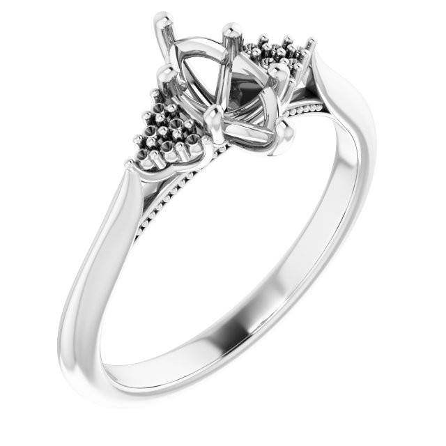Accented Engagement Ring