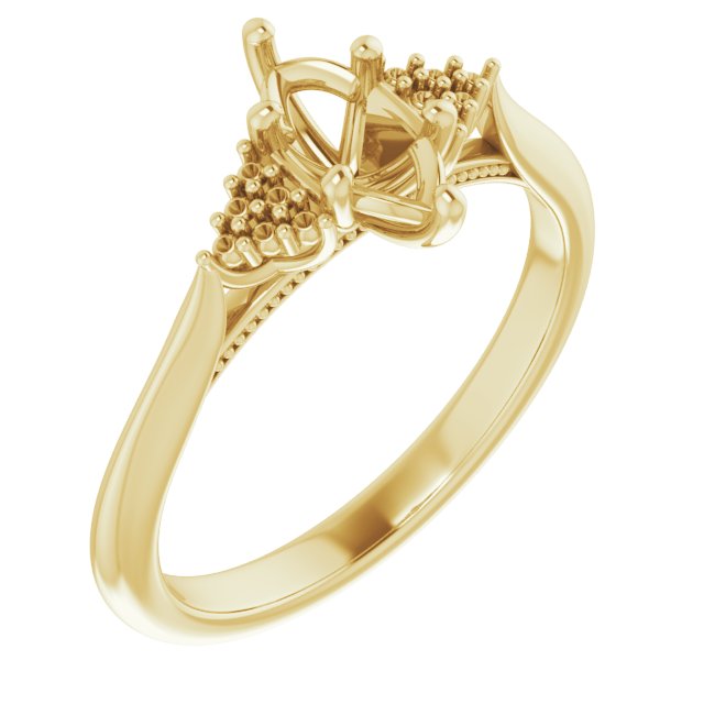 Accented Engagement Ring
