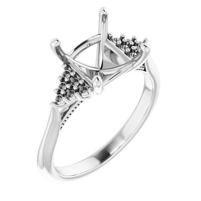 Accented Engagement Ring