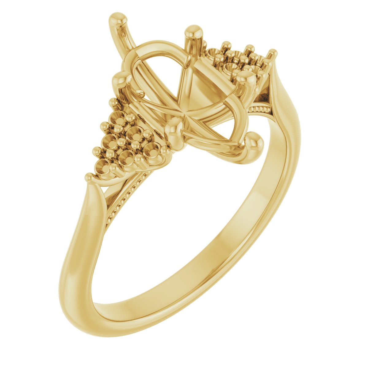 Accented Engagement Ring