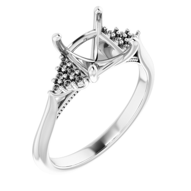 Accented Engagement Ring