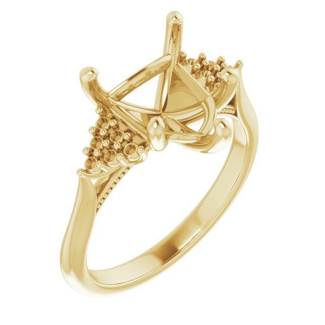 Accented Engagement Ring