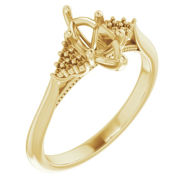 Accented Engagement Ring