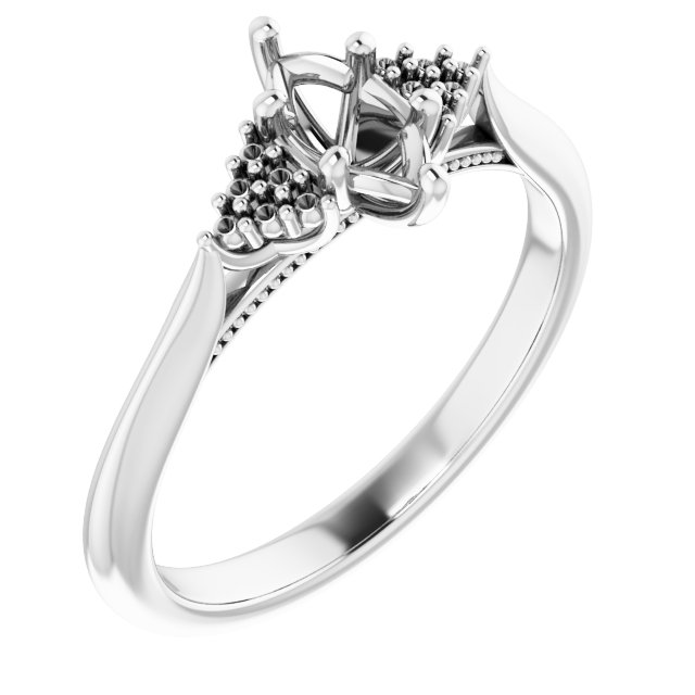 Accented Engagement Ring