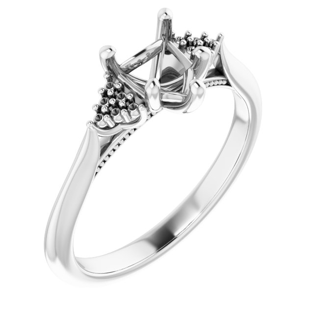 Accented Engagement Ring