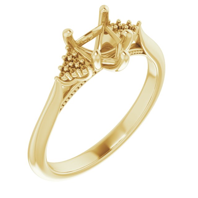 Accented Engagement Ring