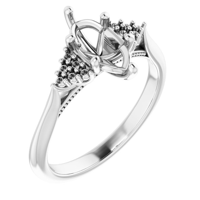 Accented Engagement Ring