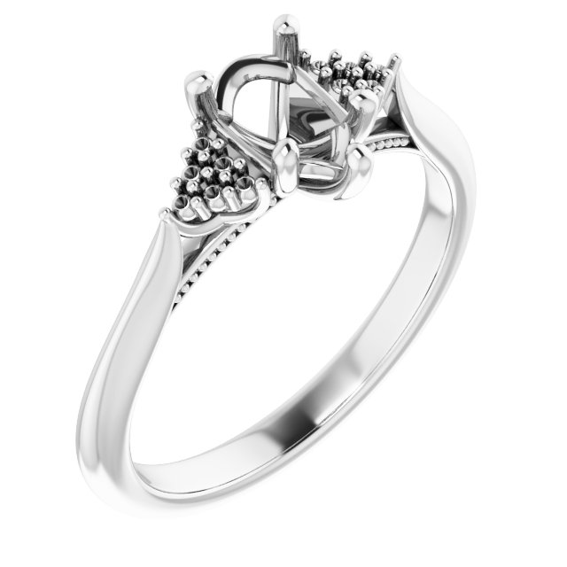 Accented Engagement Ring
