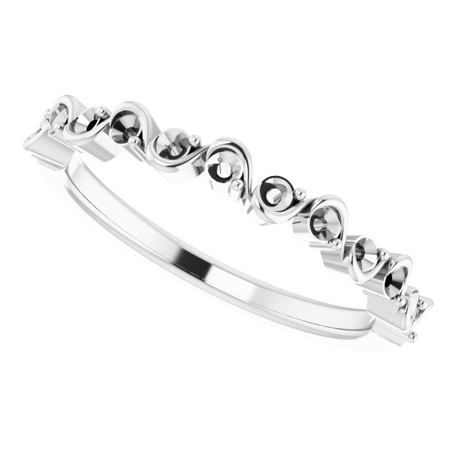 14K White 1/4 CTW Diamond Anniversary Band