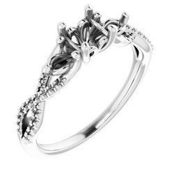Three-Stone Engagement Ring 