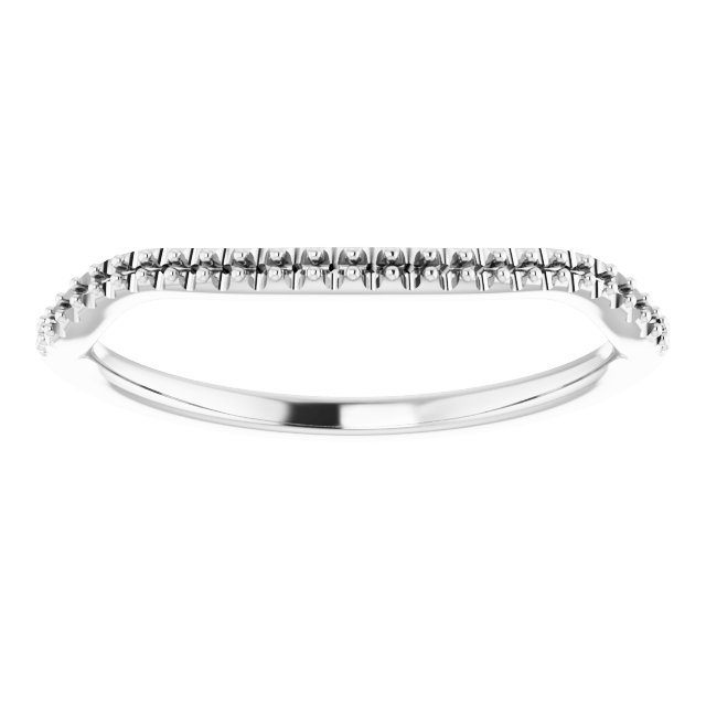 Band Mounting for 7x7 mm Heart Ring view 3