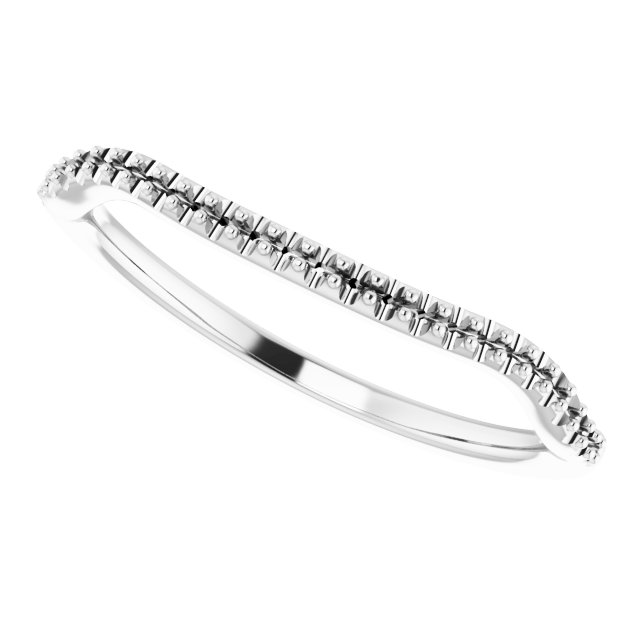 Band Mounting for 7x7 mm Heart Ring view 5