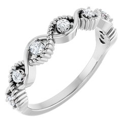 Accented Stackable Ring
