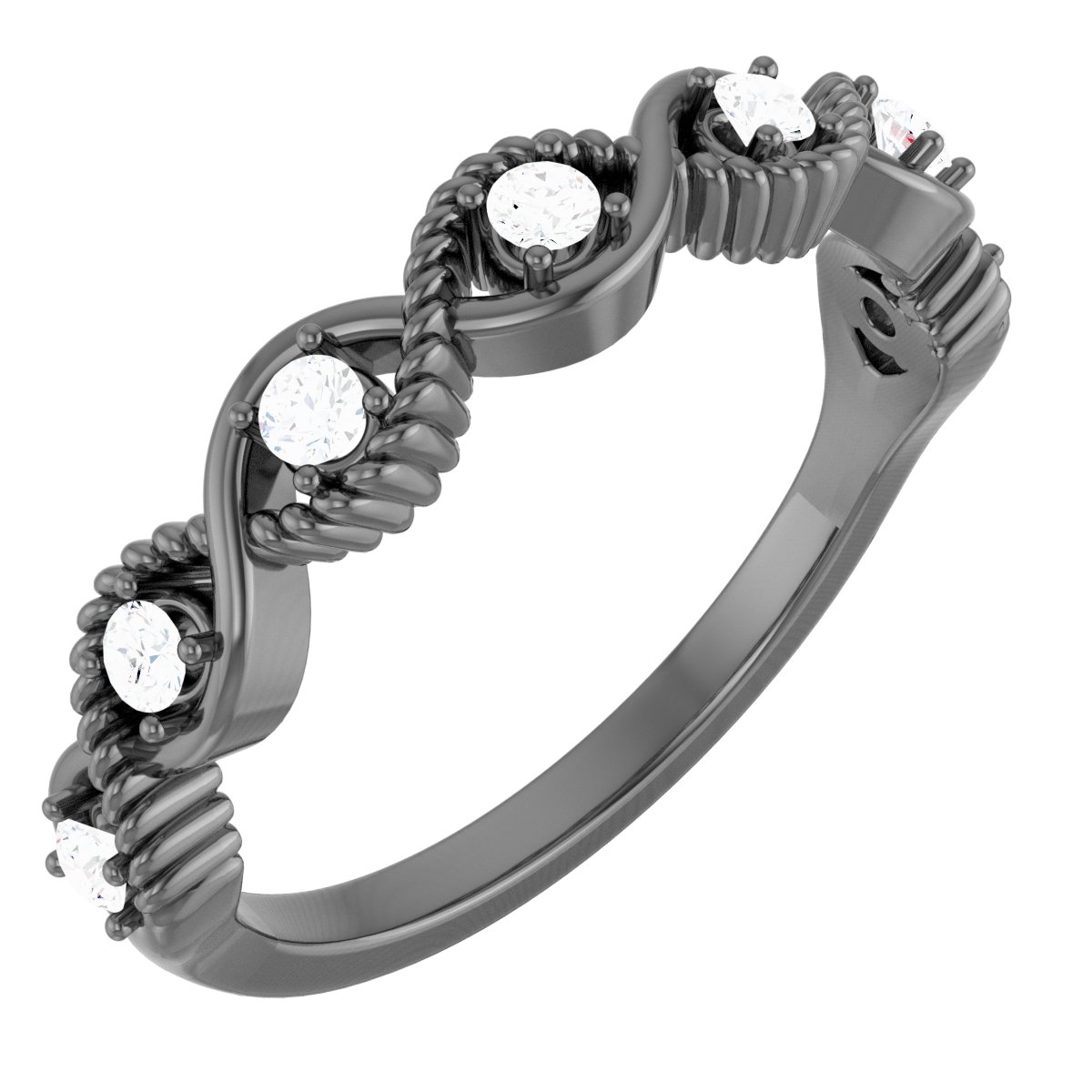 Platinum Sapphire Stackable Ring Ref. 14781584