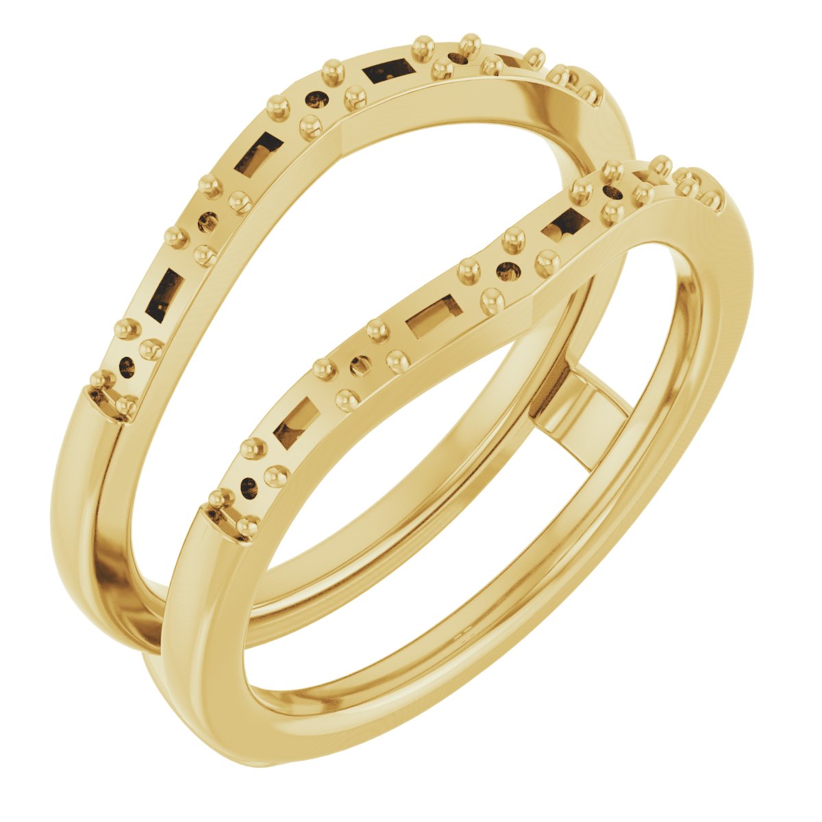 14K Yellow .50 CTW Diamond Ring Guard Ref 7692974