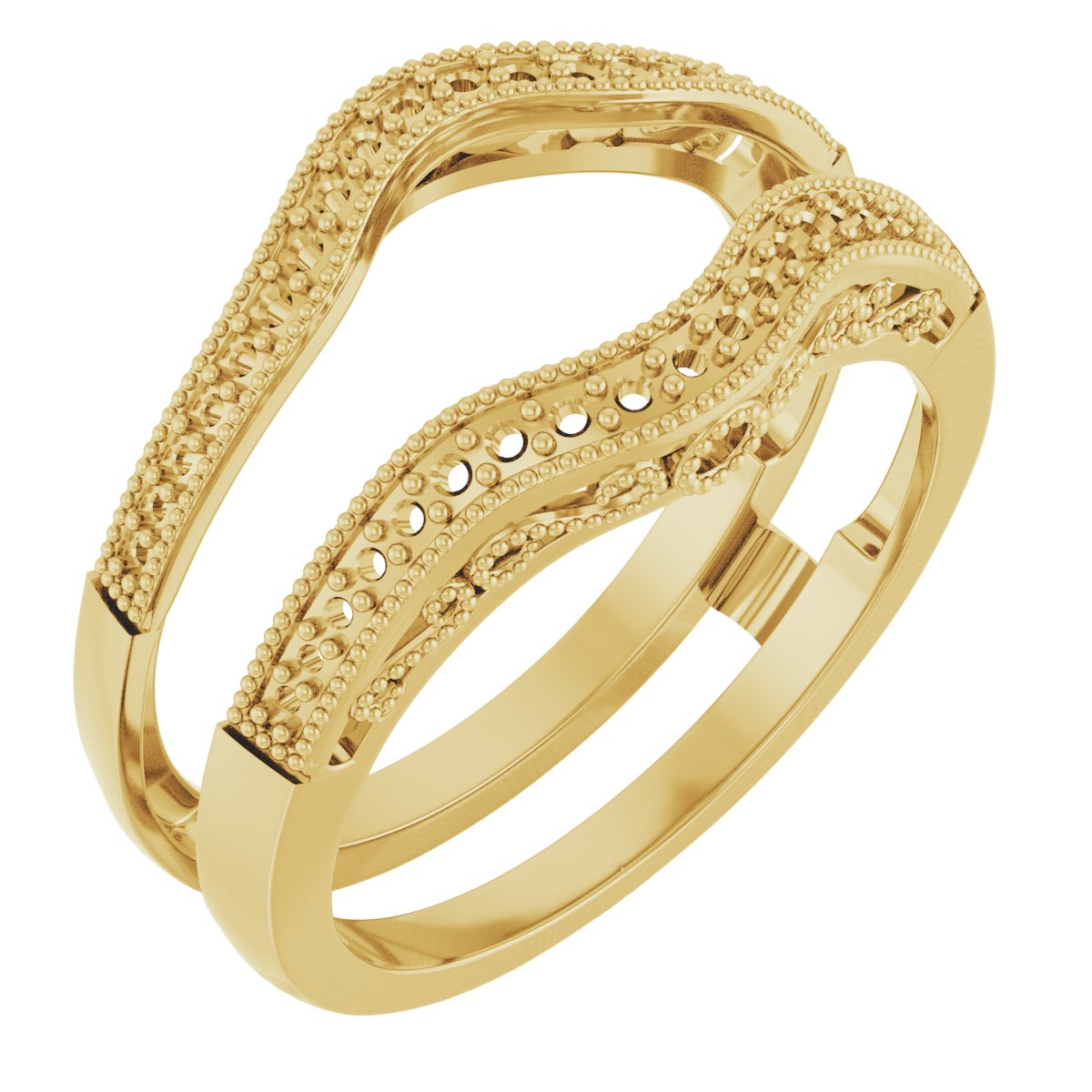 14K Yellow .25 CTW Diamond Ring Guard Ref 13023020