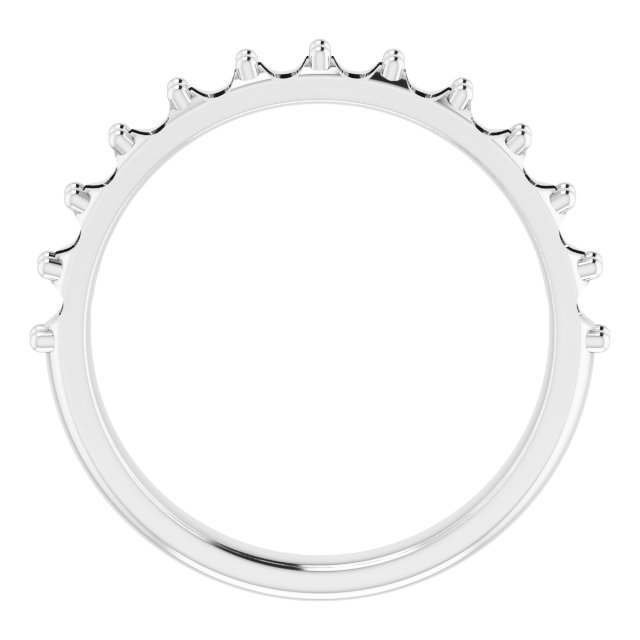 Band Mounting for 8x8 mm Heart Ring view 2