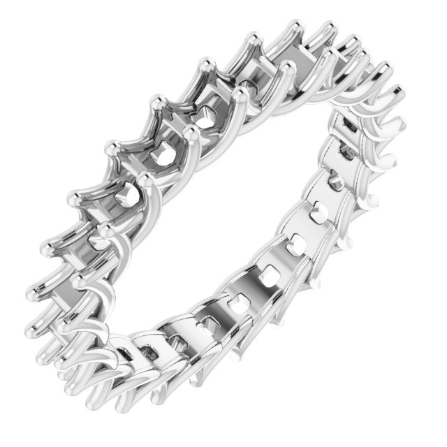Woven-Design Eternity Band