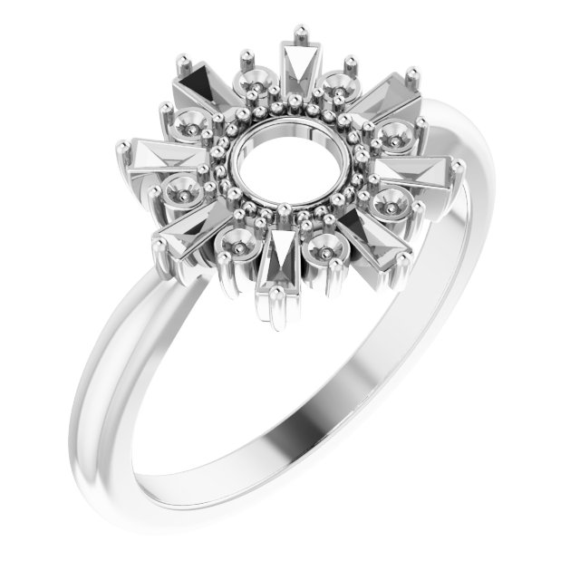 14k White Gold