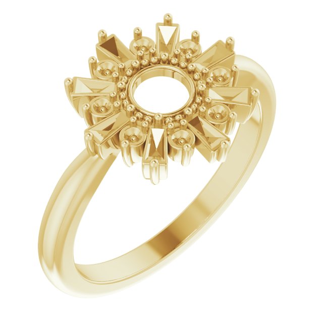 14k Yellow Gold