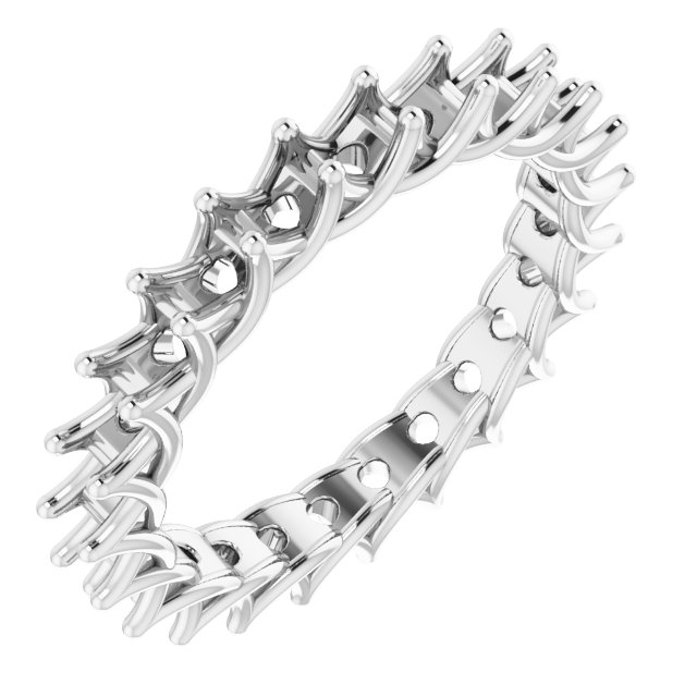 Woven-Design Eternity Band