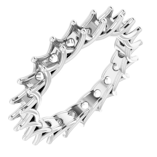 Woven-Design Eternity Band