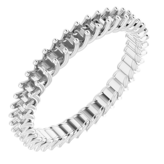 Woven-Design Eternity Band