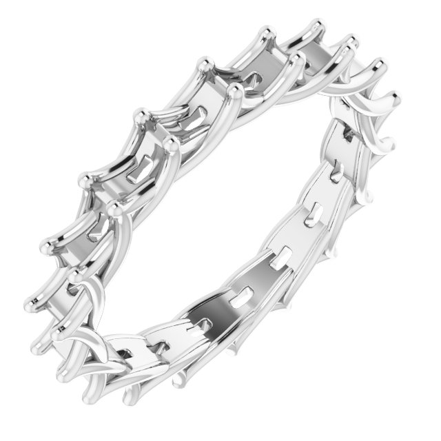 Woven-Design Eternity Band