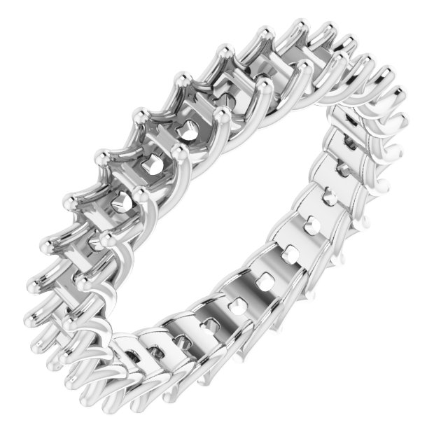 Woven-Design Eternity Band