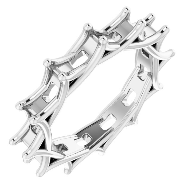 Woven-Design Eternity Band