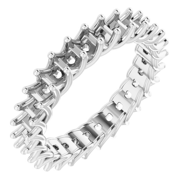 Woven-Design Eternity Band