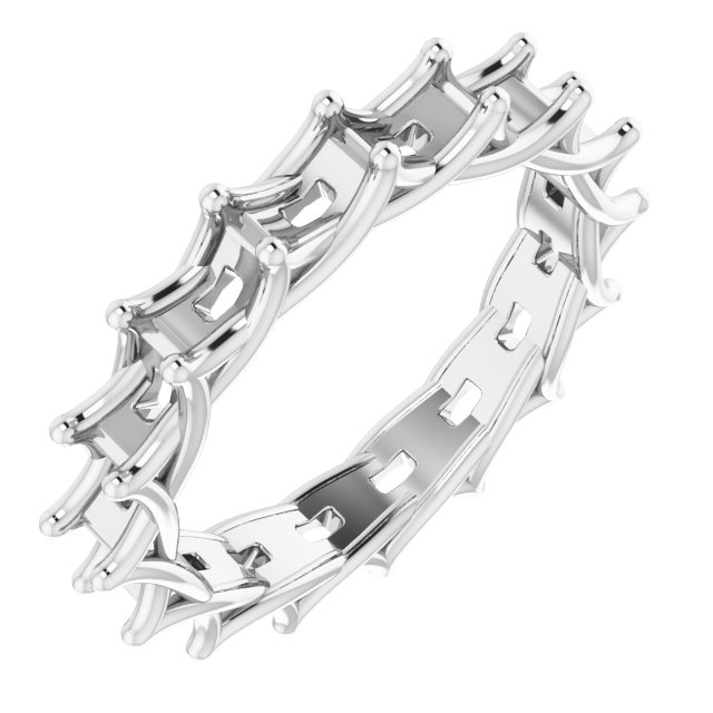 Woven-Design Eternity Band