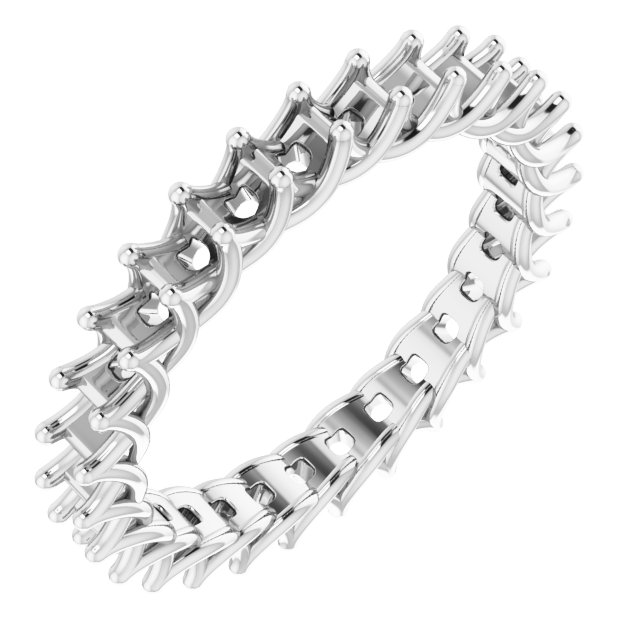 Woven-Design Eternity Band