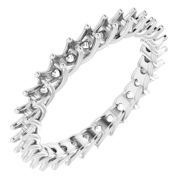 Woven-Design Eternity Band
