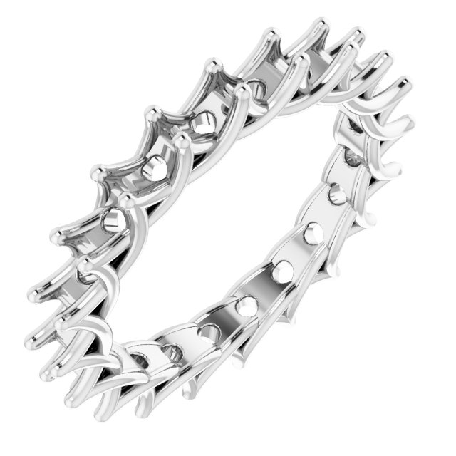 Woven-Design Eternity Band
